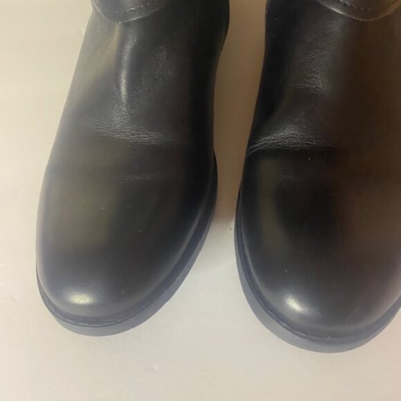 Clarks Pita Arizona Women's Black Leather Buckle Boots, Knee High, size 9M - Picture 5 of 14